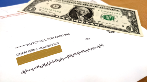 Nielsen Survey Company Sends Out Dollar in Mail 