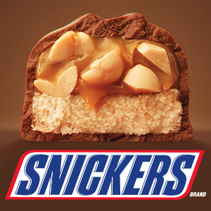 Snickers candy bar - third favorite candy