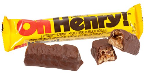 Oh Henry Candy Bar - Sixth Favorite Candy