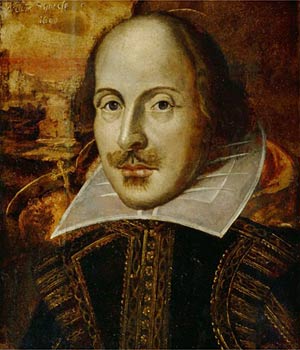 painting of William Shakespeare 