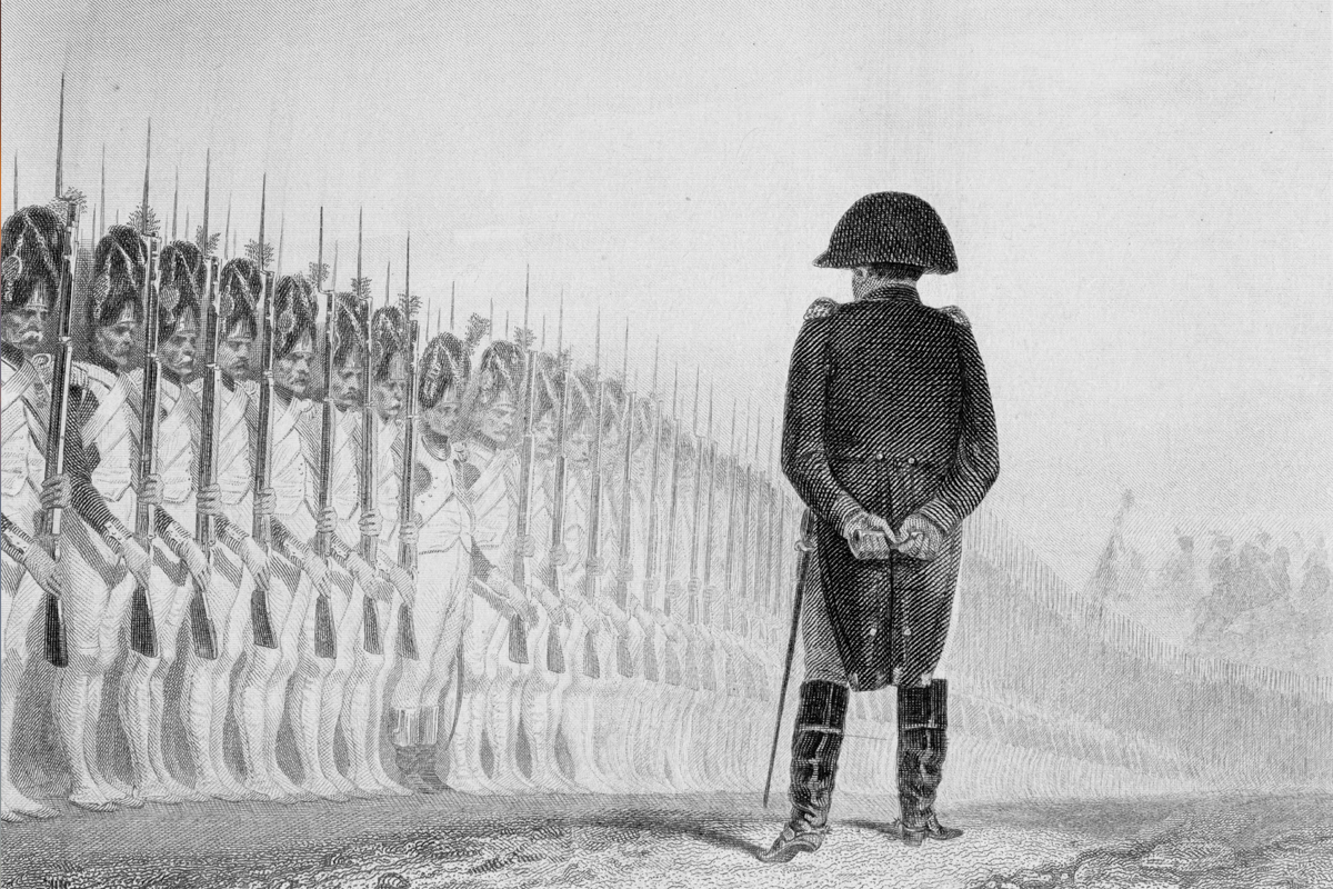 Artwork Depicting Napoleon As Being Short
