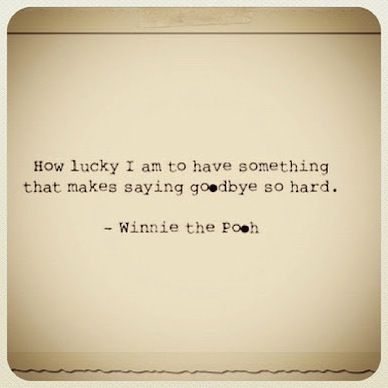 winnie the pooh goodbye quote