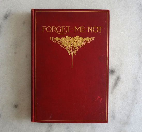  Antique 1906 Forget-Me Not: A Year of Happy Days by Anna Mellan Stearns and Clara Bancroft Beatley