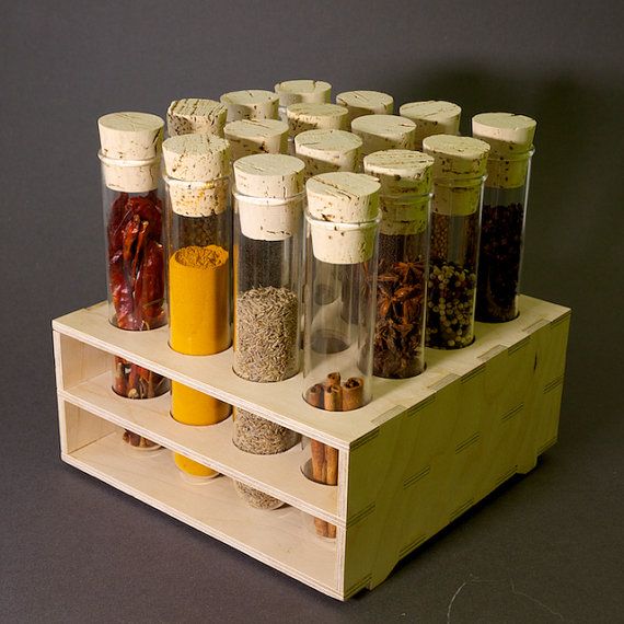 test tube spice rack