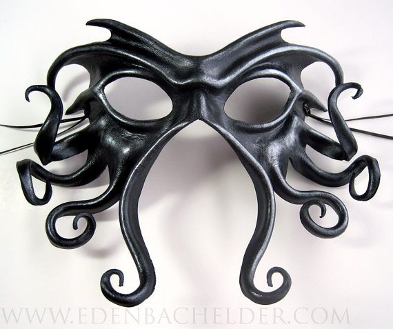 Cthulhu leather mask