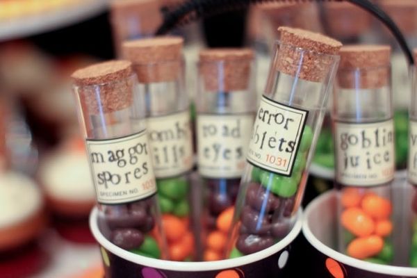 test tube halloween party favors