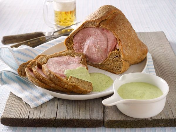 German Easter Ham in Bread Blanket