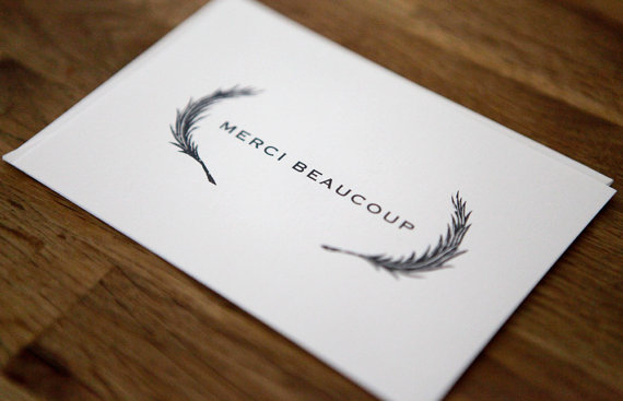 Merci Beaucoup Thank You Cards