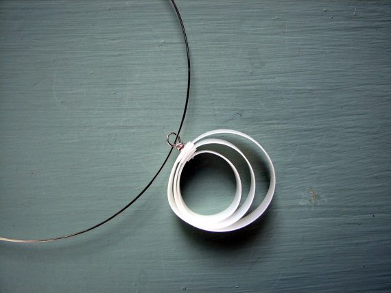 MILK JUG pendant - upcycled jewelry