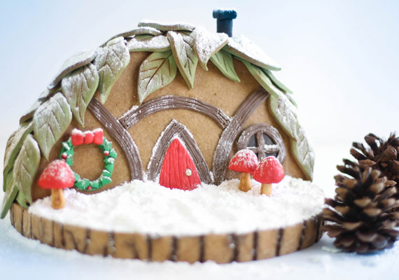 Gnome Home Gingerbread House