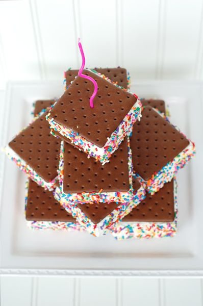 ice cream sandwich birthday cake