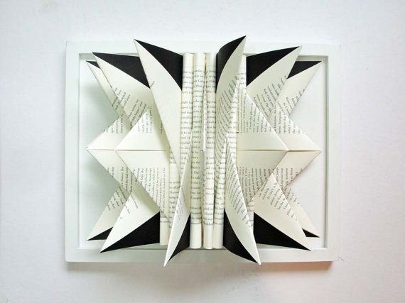 Folded Book Sculpture