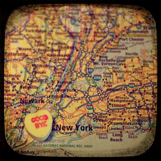 goodbye new york candy heart map