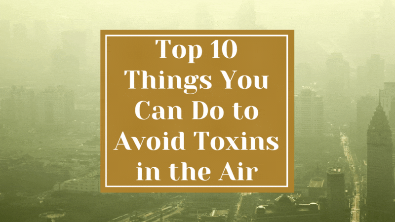 Top 10 Things You Can Do to Avoid Toxins in the Air