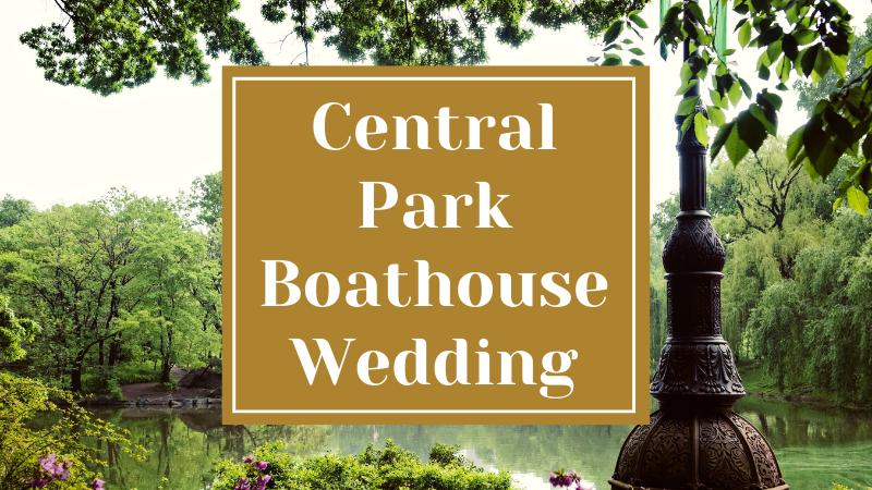 Central Park Boathouse Wedding