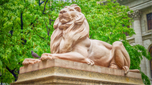NYPL Lion Statue