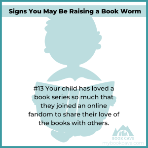 Your child loves reading if they join a book fandom