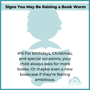 Your child loves reading if their favorite gifts are books