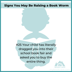 Your child loves reading when they want to buy the entire book fair