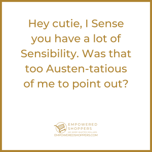 Hey cutie. I sense you have a lot of sensibility. Was hat too austentatious of me to point out?